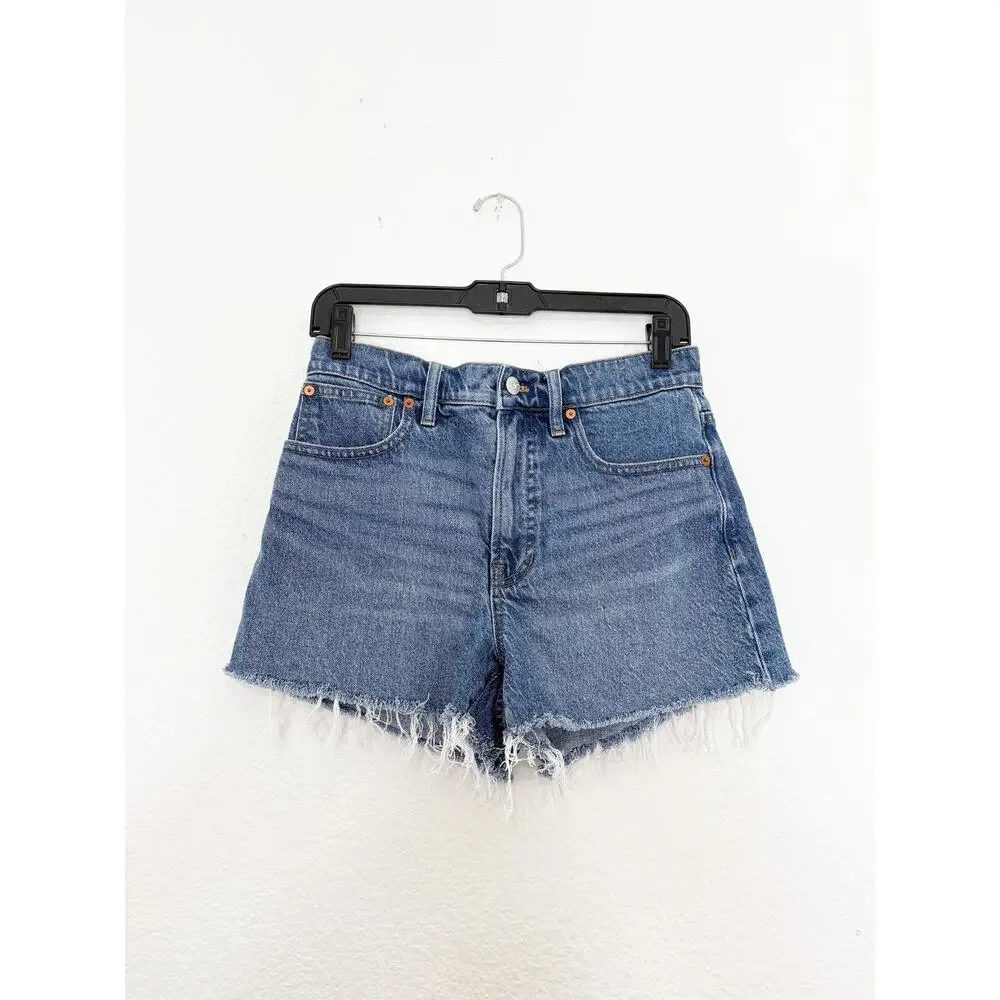 Madewell The Perfect Jean Short Size 27 in Burnett Wash Tencel Lyocell ND180